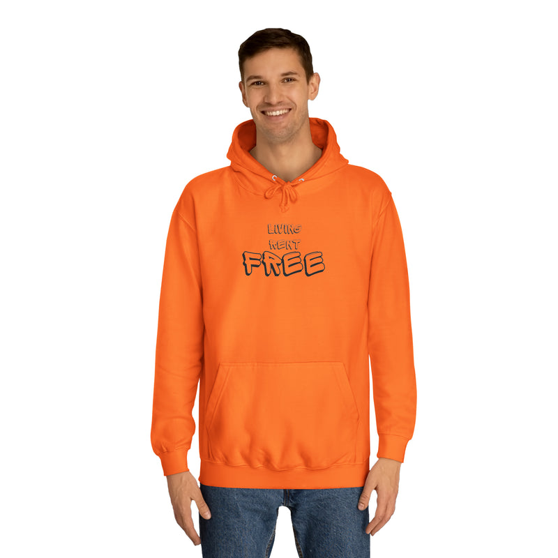 Living Rent Free - Unisex College Hoodie