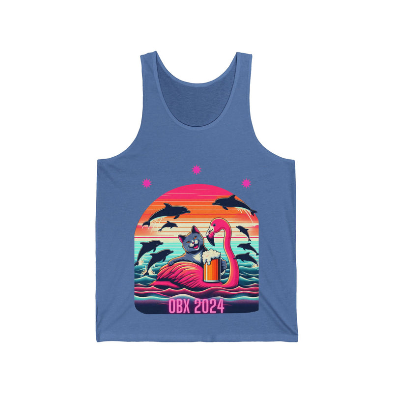 OBX Tank Drip Unisex Jersey Tank