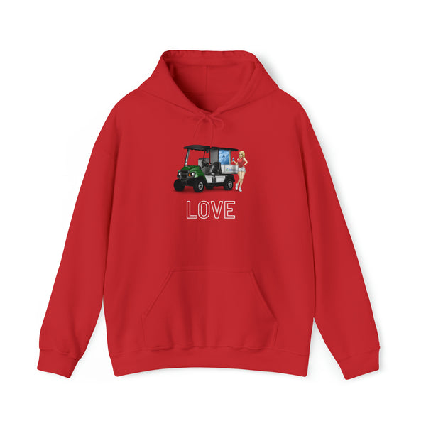 Cart girl Love Unisex Heavy Blend™ Hooded Sweatshirt