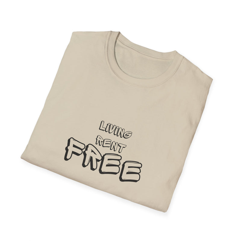 Living Rent Free - Unisex Softstyle T-Shirt