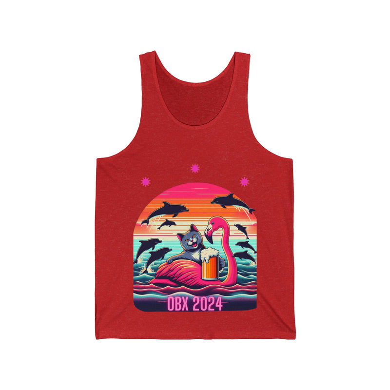 OBX Tank Drip Unisex Jersey Tank