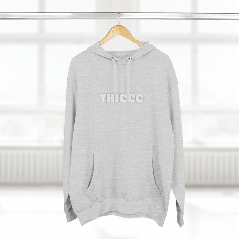 THICCC - Three-Panel Fleece Hoodie