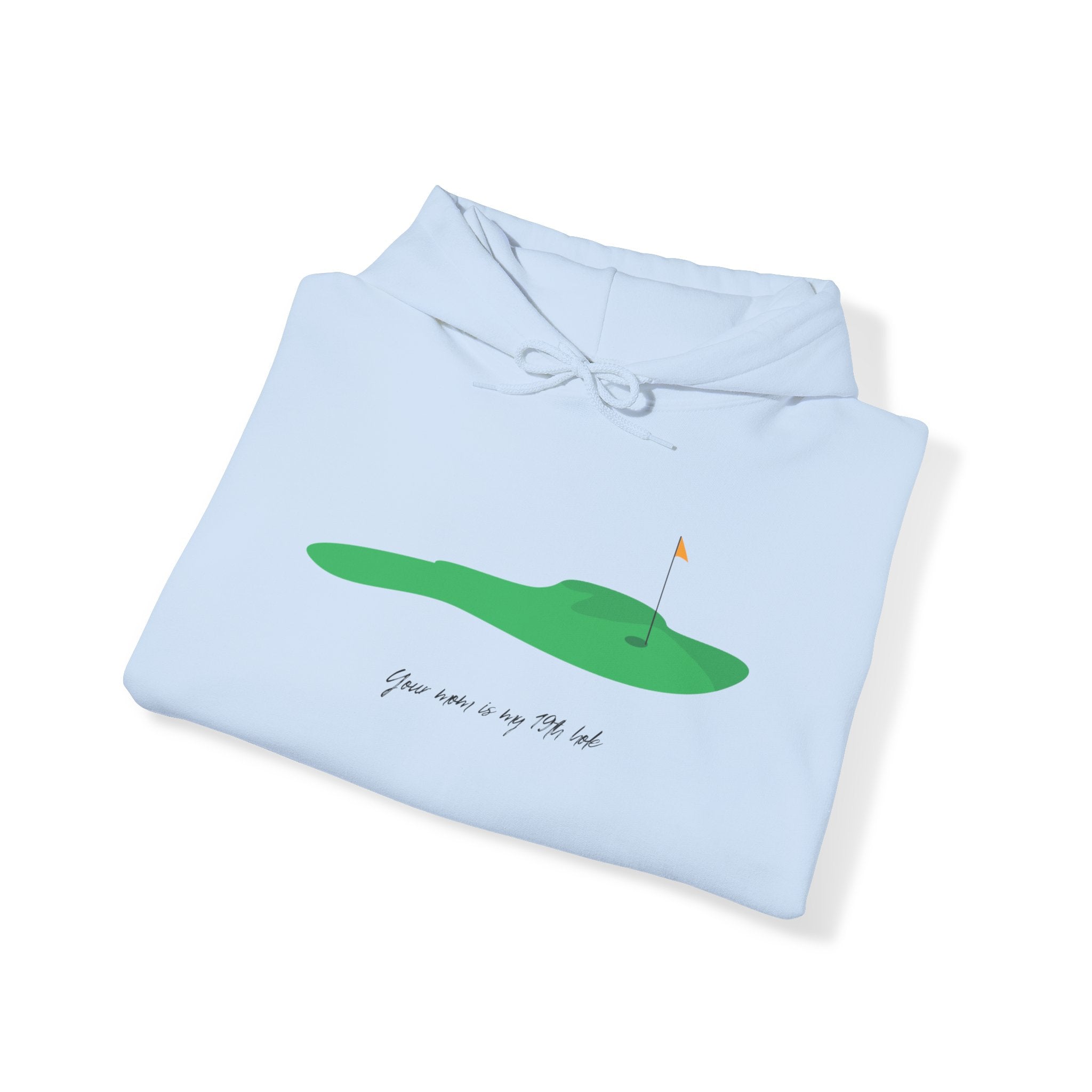 Your Mom is my 19th hole - Unisex Heavy Blend™ Hooded Sweatshirt