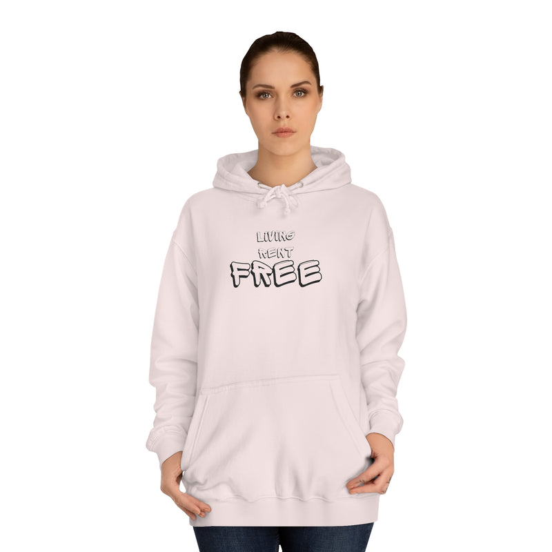 Living Rent Free - Unisex College Hoodie