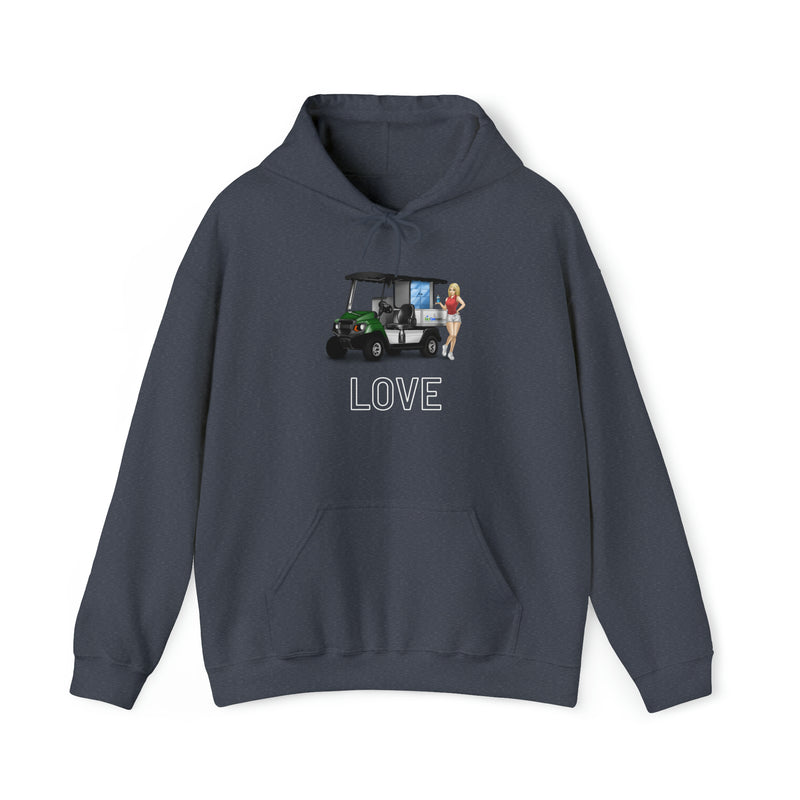 Cart girl Love Unisex Heavy Blend™ Hooded Sweatshirt