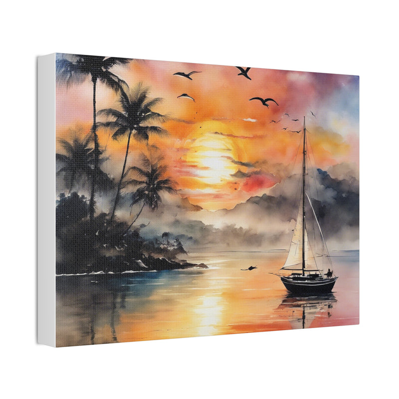 Sunset Canvas Stretched, 1.5''