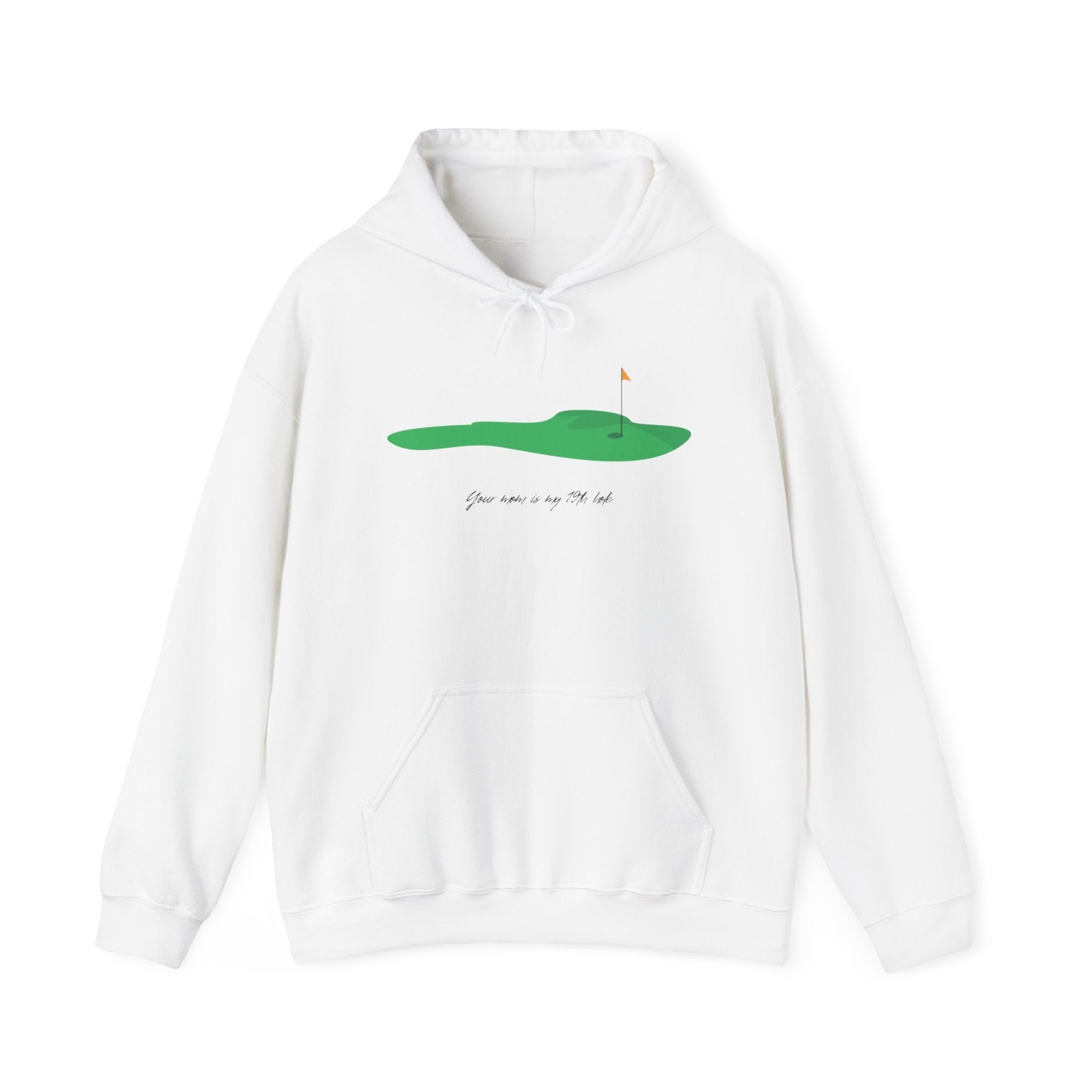 Your Mom is my 19th hole - Unisex Heavy Blend™ Hooded Sweatshirt