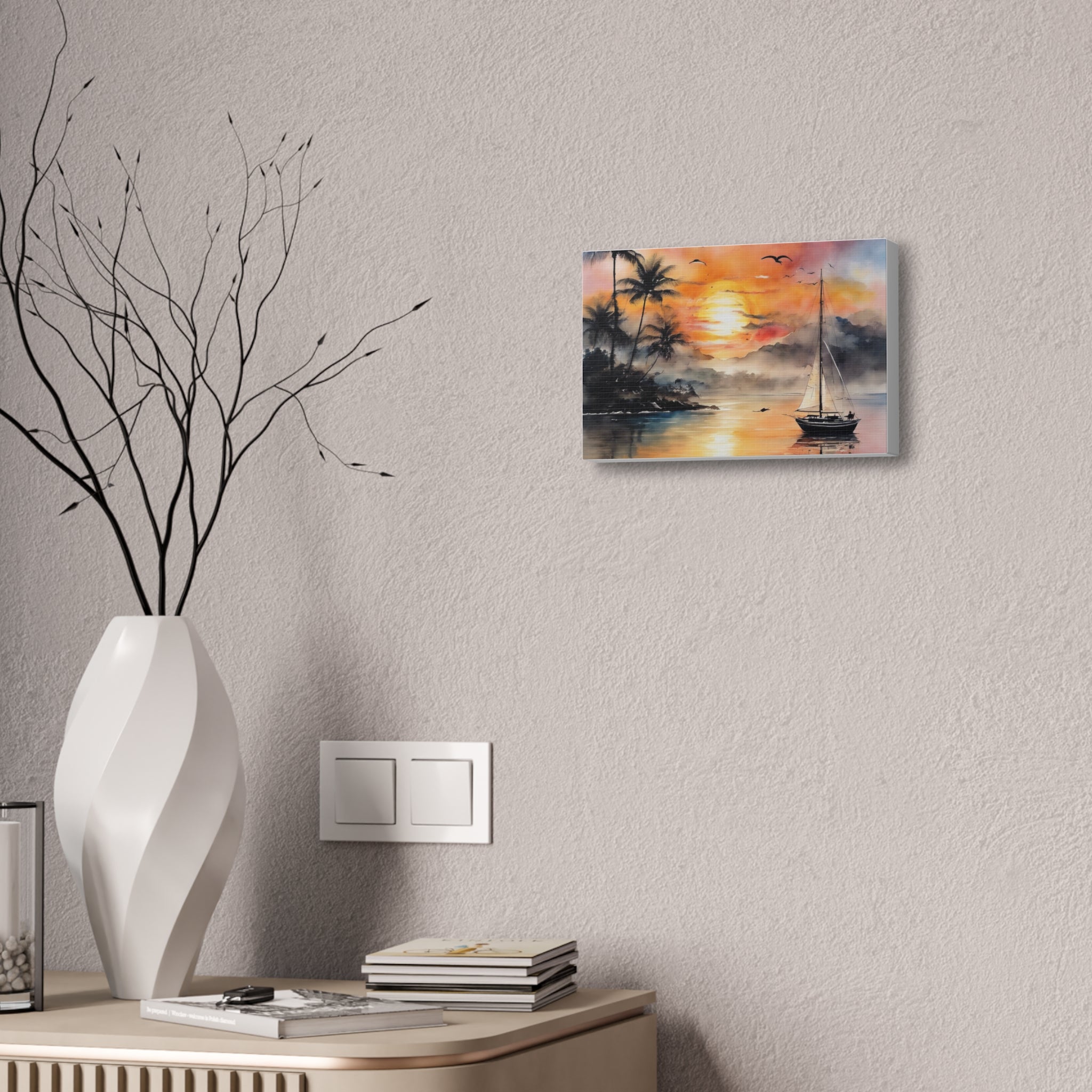 Sunset Canvas Stretched, 1.5''