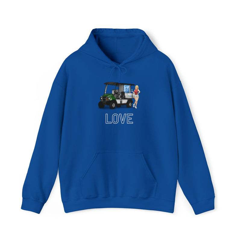 Cart girl Love Unisex Heavy Blend™ Hooded Sweatshirt