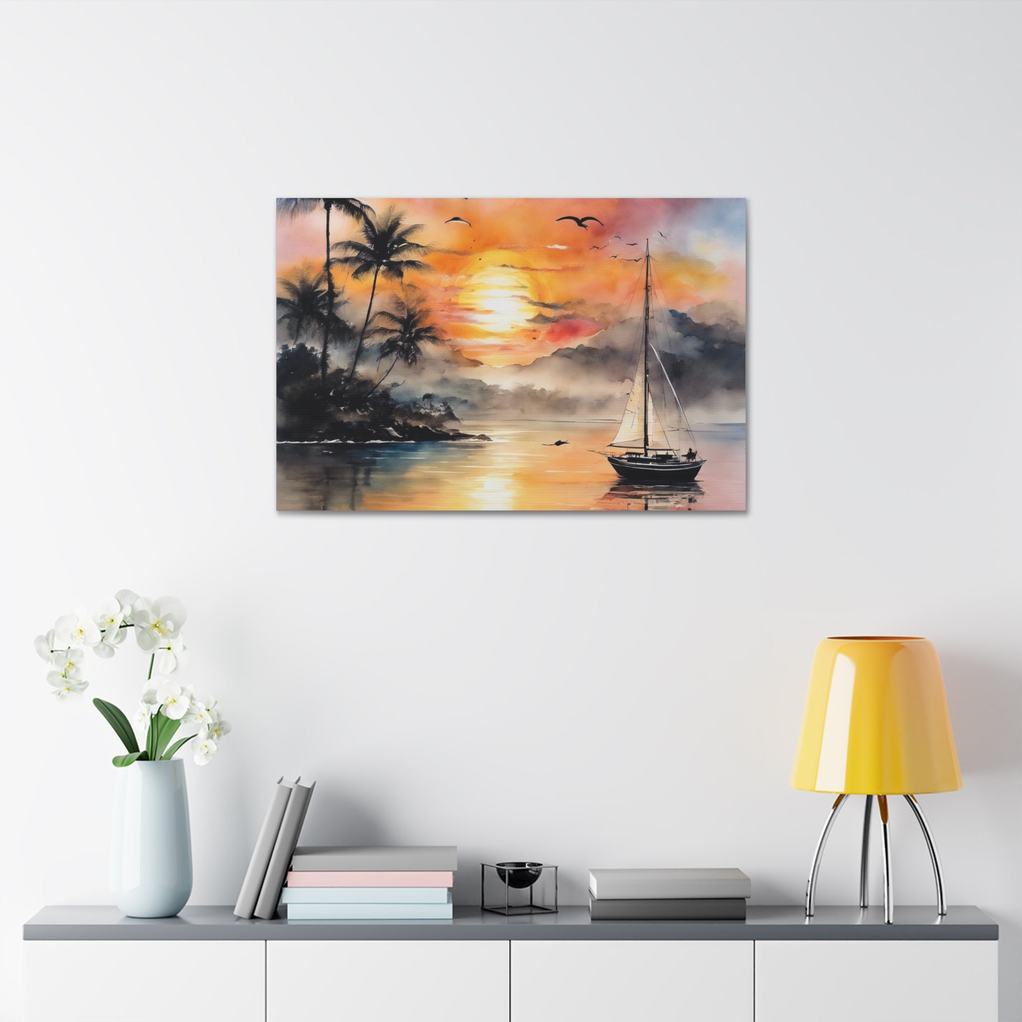 Sunset Canvas Stretched, 1.5''