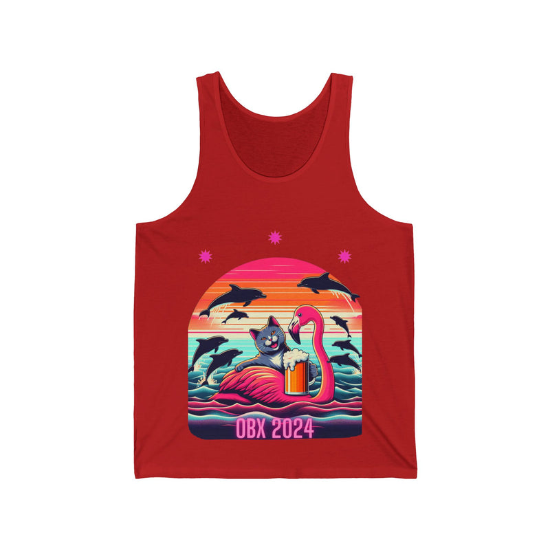 OBX Tank Drip Unisex Jersey Tank