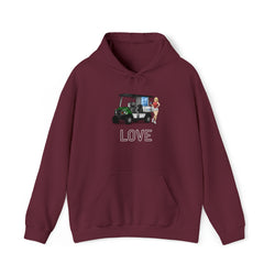 Cart girl Love Unisex Heavy Blend™ Hooded Sweatshirt