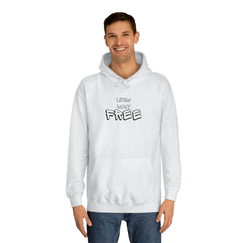 Living Rent Free - Unisex College Hoodie