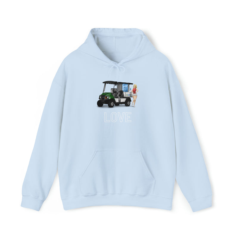 Cart girl Love Unisex Heavy Blend™ Hooded Sweatshirt