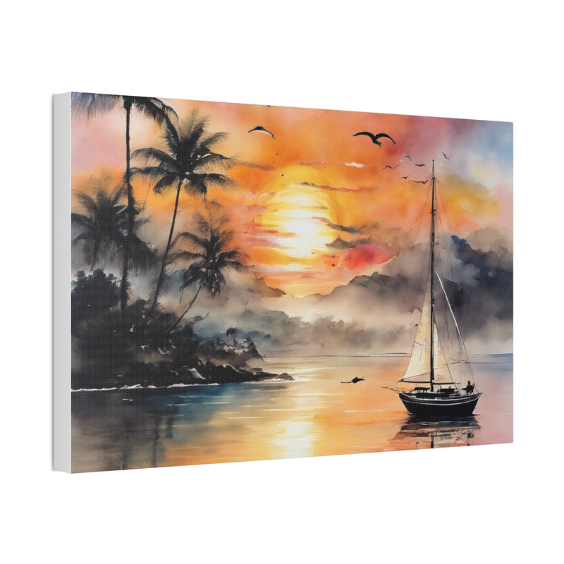 Sunset Canvas Stretched, 1.5''