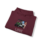 Cart girl Love Unisex Heavy Blend™ Hooded Sweatshirt