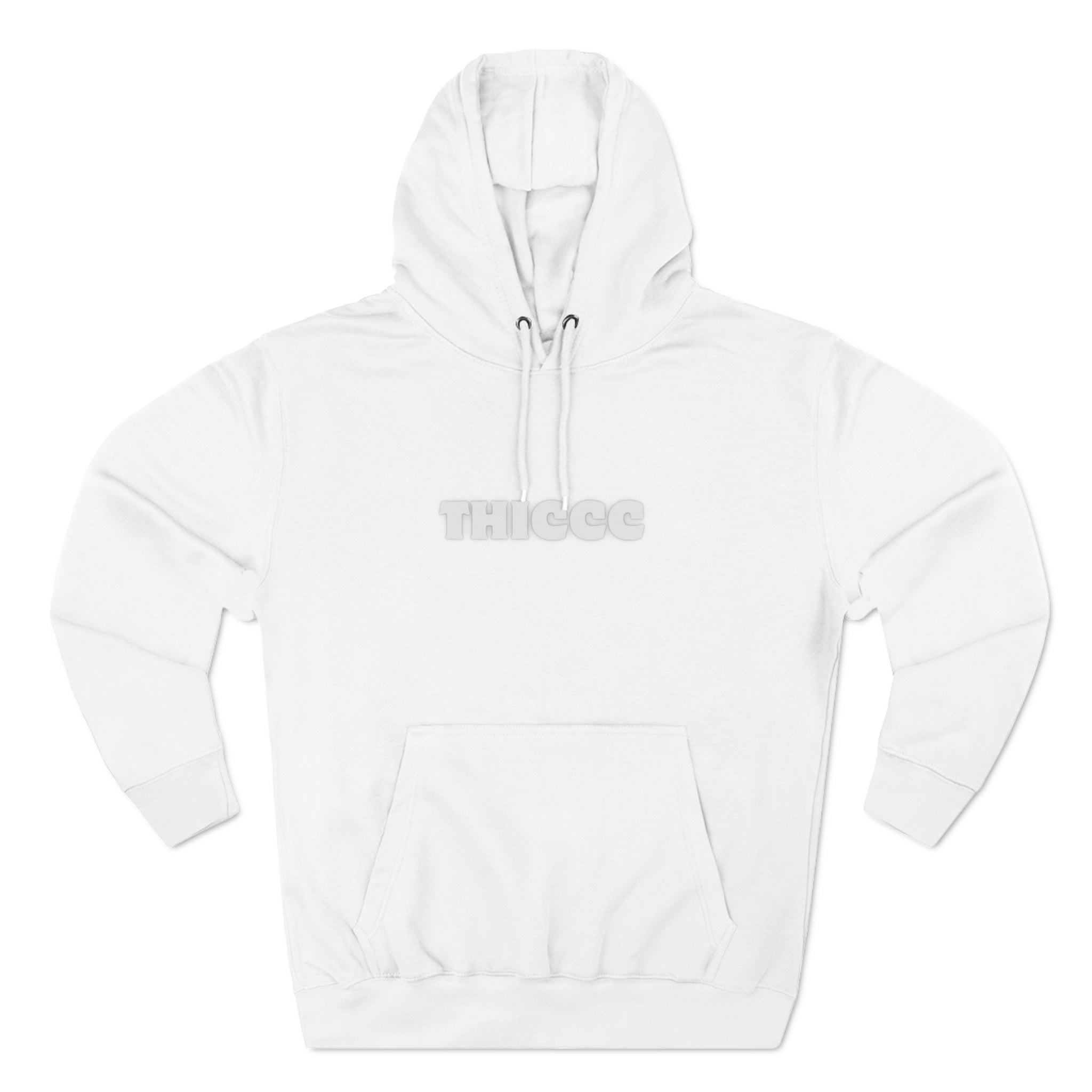 THICCC - Three-Panel Fleece Hoodie