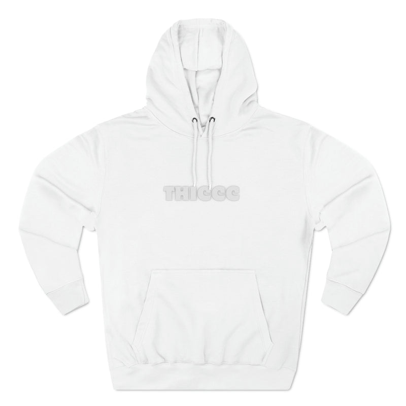 THICCC - Three-Panel Fleece Hoodie