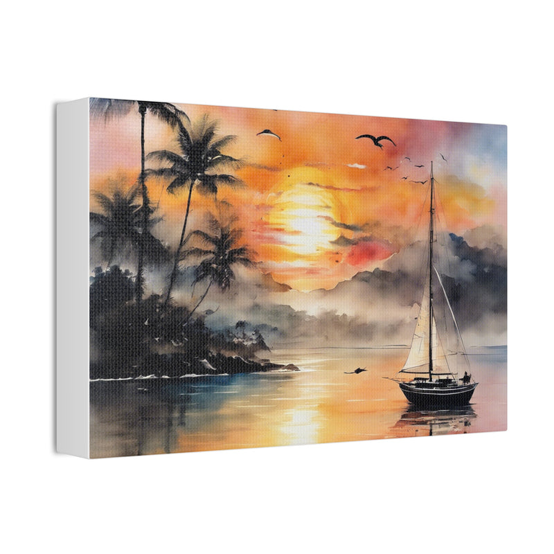 Sunset Canvas Stretched, 1.5''